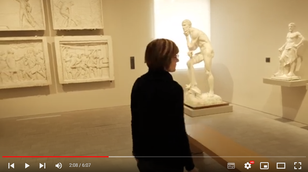 Je visite les salles du musée Camille Claudel